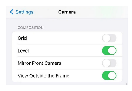 涪陵苹果授权维修点分享iOS17相机水平辅助线怎么用 
